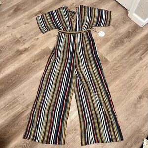 Milk & Honey Striped Jumpsuit B1